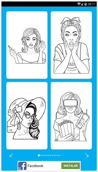 Pretty Girl Coloring - Preview 2