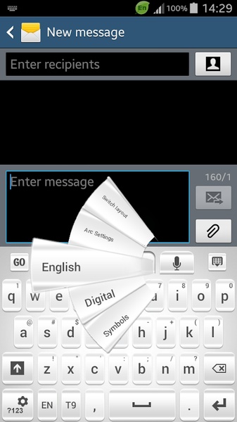 GO Keyboard White Theme - Preview 19