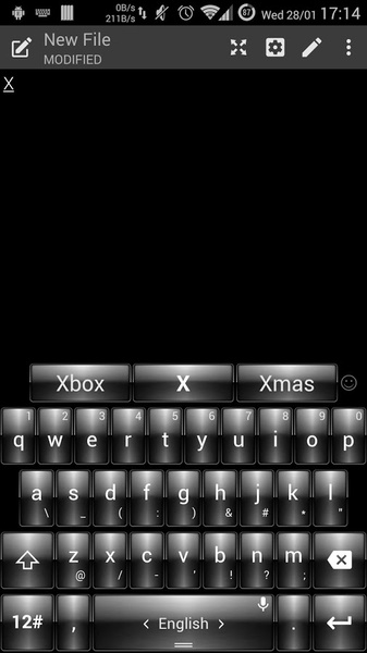 Theme x TouchPal Dusk White - Preview 6