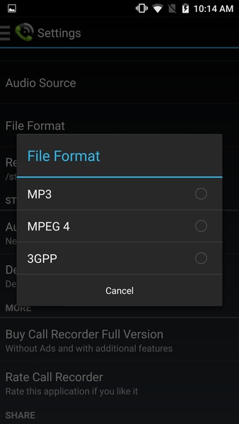 MP3 Call Recorder - Preview 3