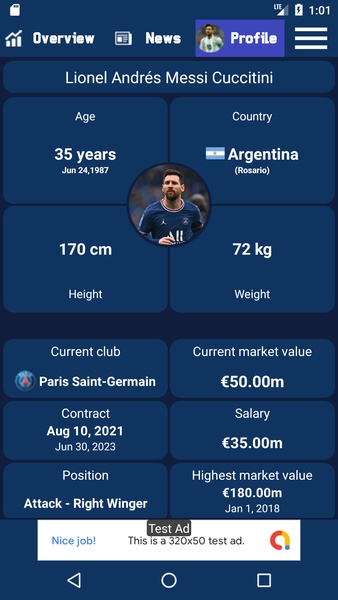 Messi Stats - Preview 2
