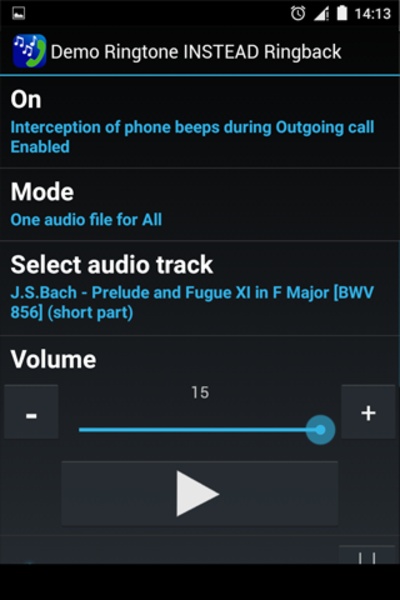 Ringtone INSTEAD Ringback Free - Preview 1