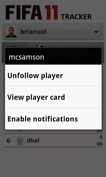 Fifa 11 tracker - Preview 1