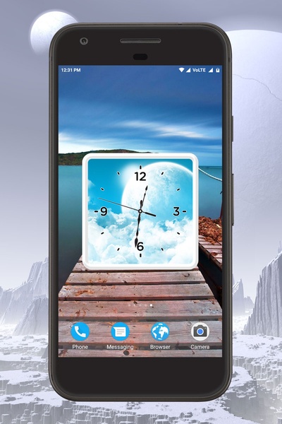 Moon Clock Live Wallpaper - Preview 1