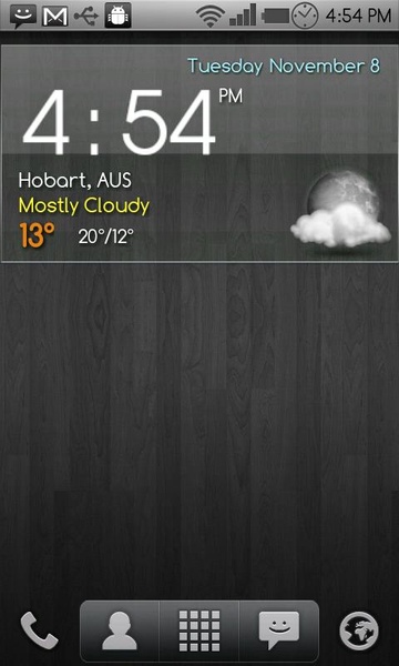 Digital clock & world weather widget theme pack 1 - Preview 1