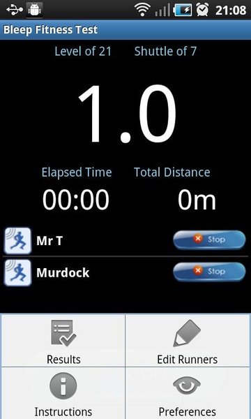 Bleep Fitness Test - Preview 1