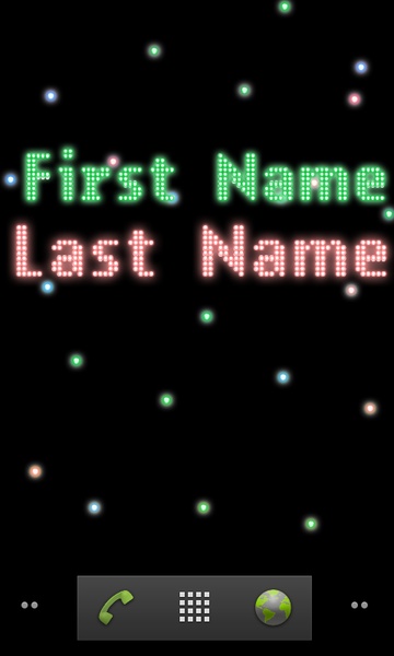 LED Name Live Wallpaper - Preview 2