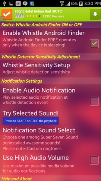 Whistle 3 app for android sale