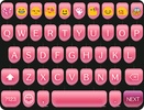 Pink Type Writer Emoji Keyboard screenshot 1