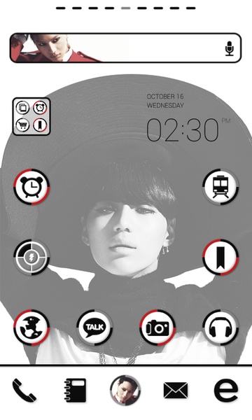 shinee TEAMIN dodol launcher theme - Preview 6