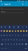 Emoji Keyboard Circle Blue screenshot 4