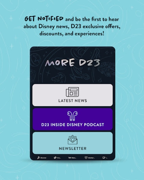 D23 The Official Disney Fan Club App - Preview 2