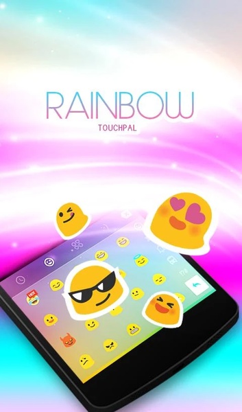 Easter Egg - Rainbow TouchPal Theme - Preview 2