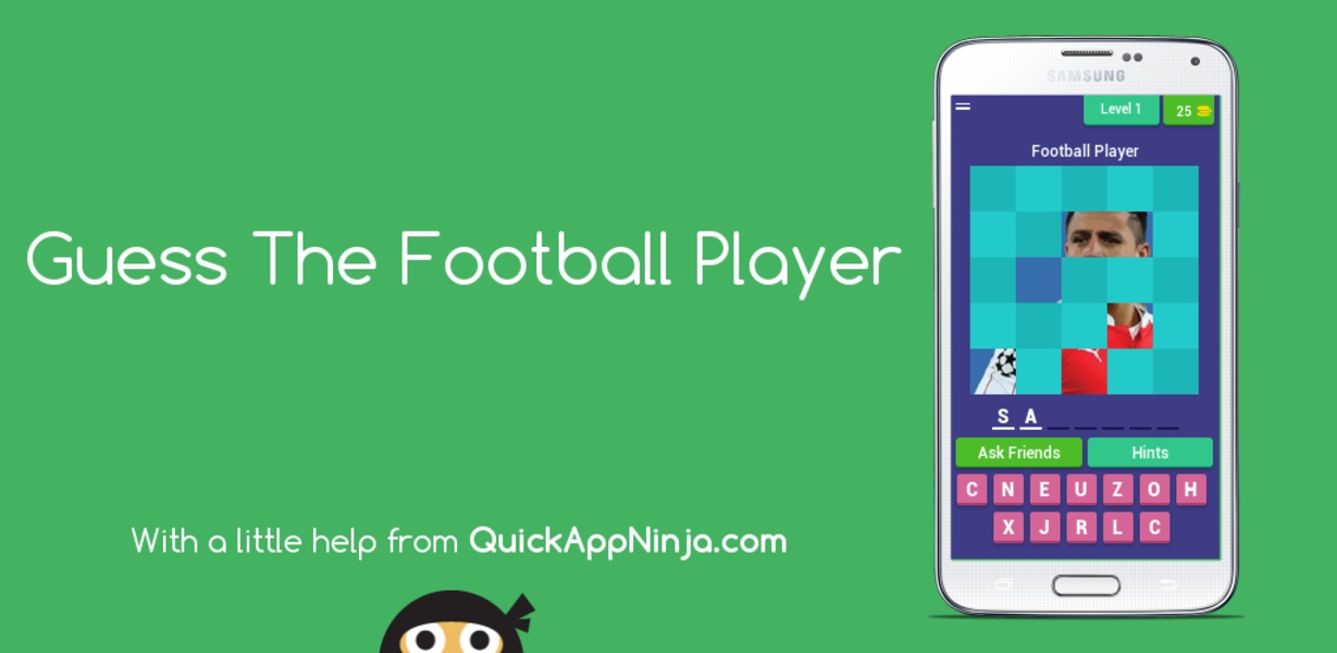 Quickappninja Guess The Football Player - Preview 3