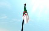 الجزائر علم 3D حر screenshot 8