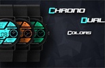 Chrono Dual Watch Face screenshot 9