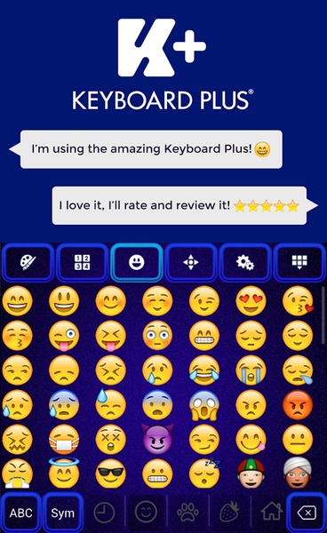 Neon Blue Keyboard - Preview 3