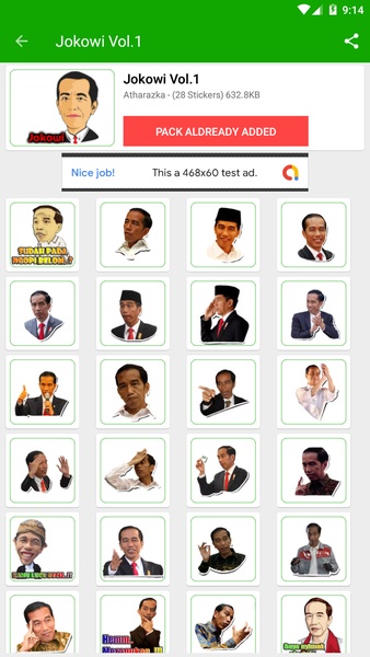 Jokowi Stiker Wa - Preview 1