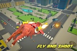 Flying Angry Bull City Attack screenshot 9
