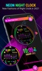 Smart Watch Neon Digital Clock screenshot 7