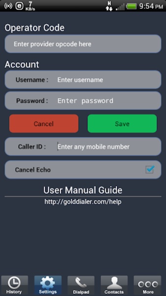 Gold Dialer - Preview 2