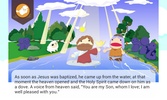 Lamb Bible-Jesus Baptism screenshot 2