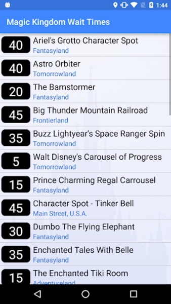 Disney World Wait Times - Preview 2