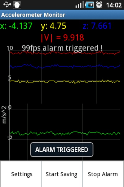 Accelerometer Monitor - Preview 2