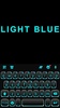 Neon Blue Black Keyboard Theme screenshot 1