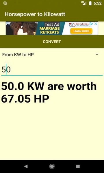 Horsepower to Kilowatt - Preview 2