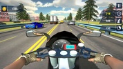 Endless Moto Traffic Racer 3D screenshot 1
