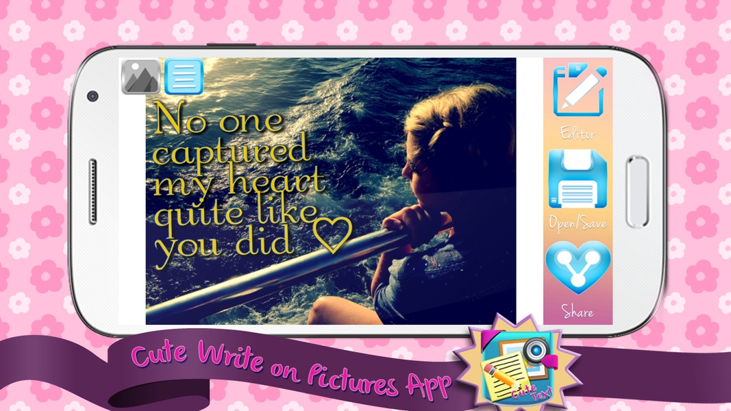 Cute Write on Pictures App - Preview 3