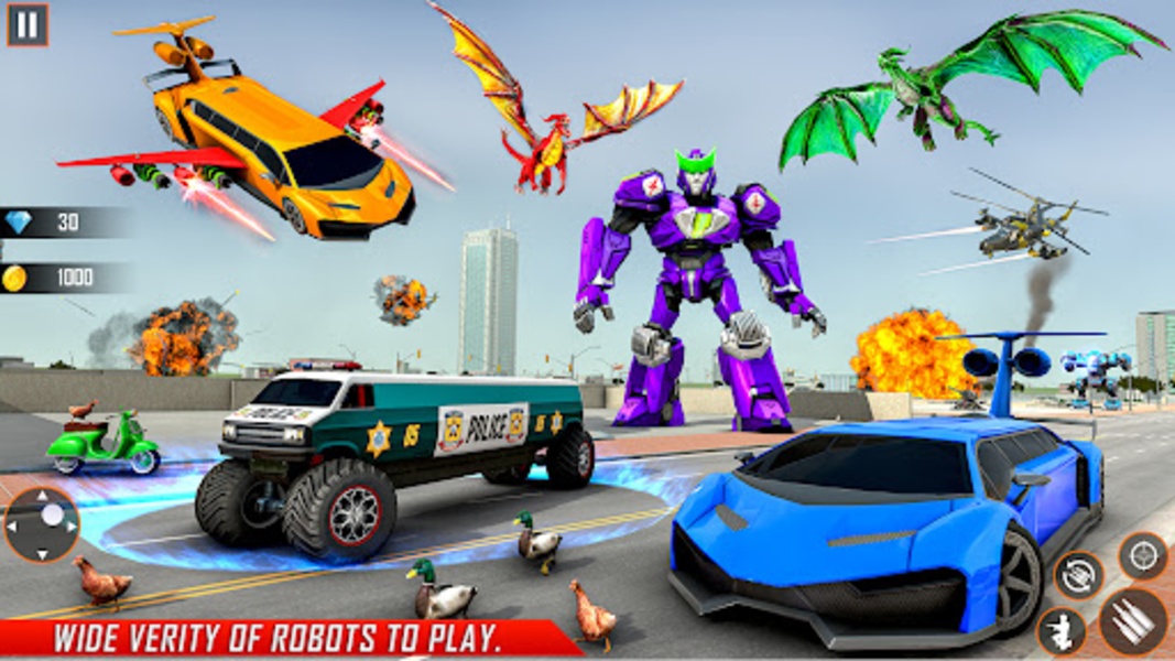 Police Limousine Robot Transform 2020 - Preview 5