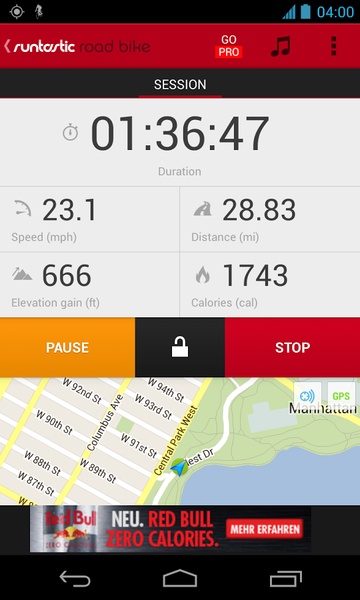 Runtastic Road Bike Tracker for Android Download the APK from Uptodown