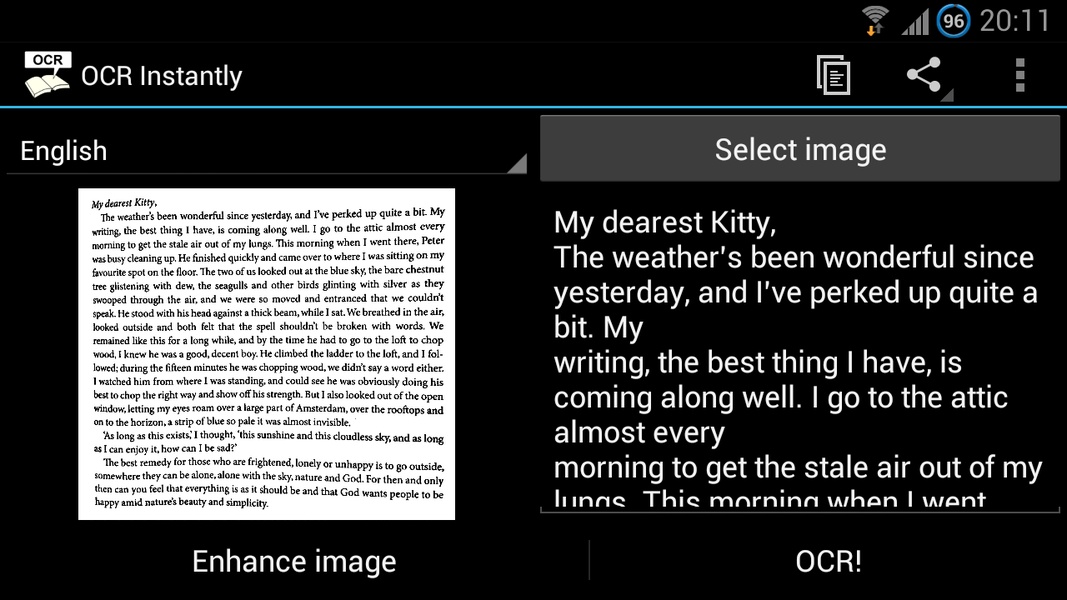 OCR Instantly Free - Preview 1