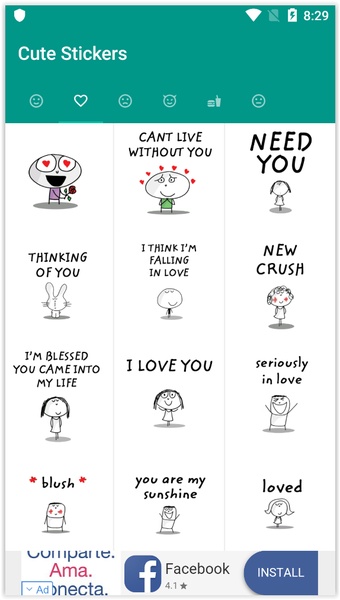 Cute Stickers | Stickers for Whatsapp - Preview 2