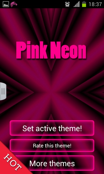 Pink Neon Keyboard GO - Preview 7