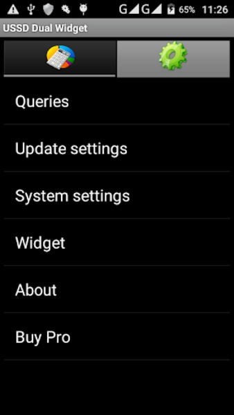 USSD Dual Widget - Preview 1