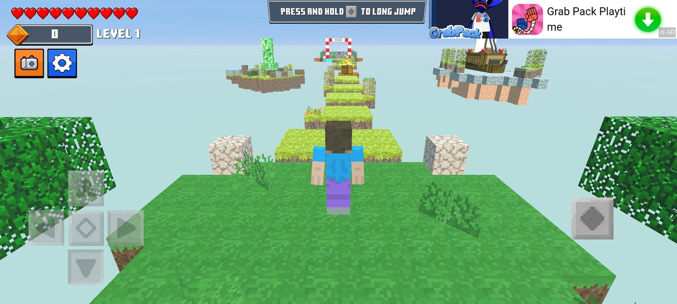 Baixe Craft Parkour: 3D Blocky Race no PC com MEmu