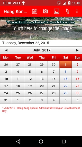 Hong Kong Calendar - Preview 1