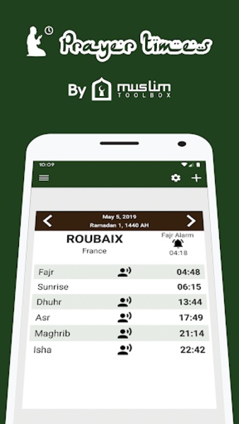 Prayer times: Qibla & Azan - Preview 5
