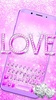 Purple Glitter Love Keyboard T screenshot 5