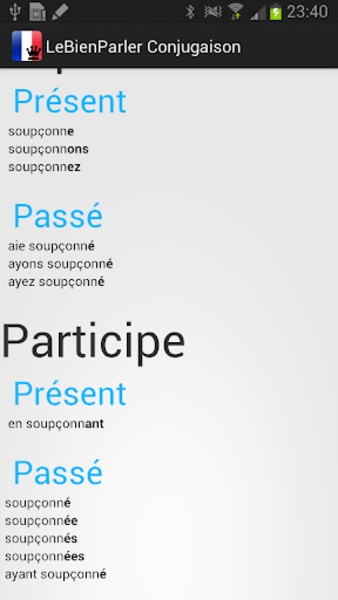LeBienParler Conjugaison - Preview 1