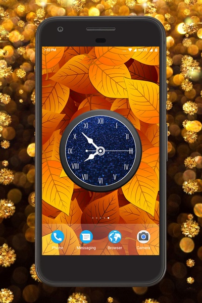 Glitter Clock Live Wallpaper - Preview 4