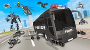 Police Robot Bus - Car Games screenshot 2