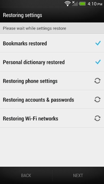 HTC Backup - Preview 2