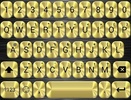 Theme Metallic Gold for Emoji Keyboard screenshot 2