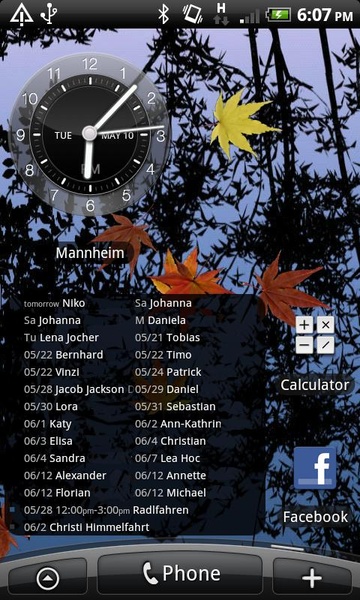 Antons Calendar Widget - Preview 3