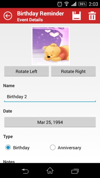 Birthday Reminder Alarm - Preview 6