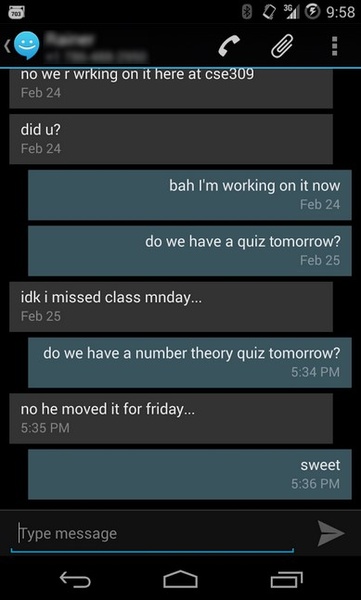 Sliding SMS - Preview 3